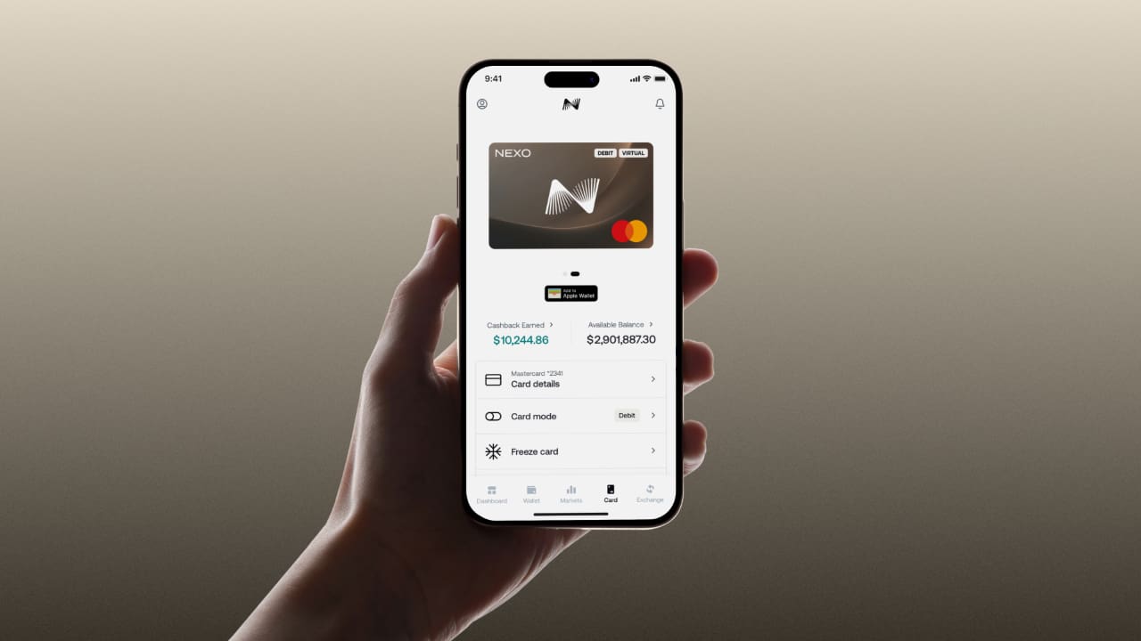 Nexo Card crypto