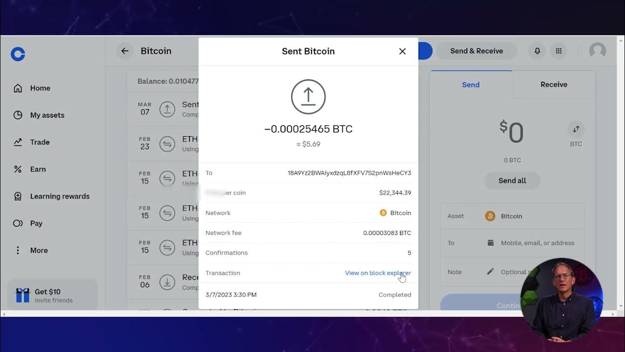 Coinbase transaction history export
